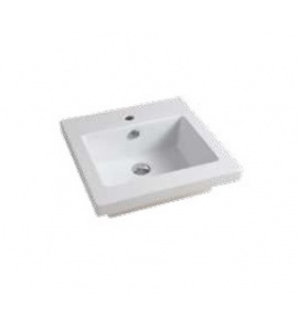 Artceram Gap Umywalka Wpuszczana w Blat 59x51 cm Biała GPL00601;00