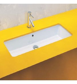 Artceram Gea 90 Umywalka podblatowa 90x33 cm Biała L120 / GEL00201;00