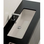 Artceram Gea 90 Umywalka podblatowa 90x33 cm Biała L120 / GEL00201;00