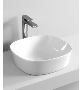 Artceram Ghost Umywalka stawiana na blat 42x42 cm Biała GHL00101;00