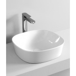 Artceram Ghost Umywalka stawiana na blat 42x42 cm Biała GHL00101;00