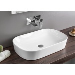 Artceram Ghost Umywalka stawiana na blat 65x42 cm Biała GHL00201;00