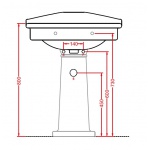 Artceram Hermitage Postument Biały EE12 / HEC00201;00