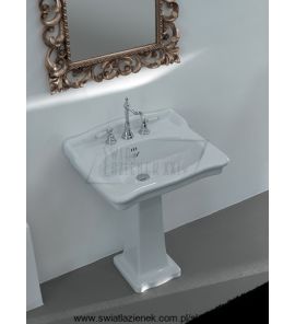 Artceram Hermitage Umywalka Ścienna 68x55cm Biała EE11 / HEL00201;00