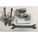 Artceram Jazz Zawiasy do Deski Wolnoopadającej Chrom JZA008