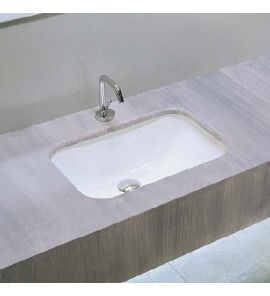 Artceram Nettuno Umywalka podblatowa 55x37,5 cm Biała NTL00101;00