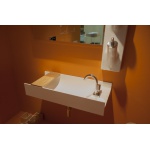 Artceram One Shot TT Umywalka stawiana na blat/ścienna 90x40 cm Biała OSL01101;00