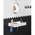 Artceram One Shot TT Umywalka stawiana na blat/ścienna 90x40 cm Biała OSL01101;00