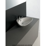 Artceram Plettro Umywalka Stawiana na Blat 60x45cm Biała L2100 / PTL00101;00