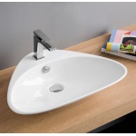 Artceram Plettro Umywalka Stawiana na Blat 60x45cm Biała L2100 / PTL00101;00