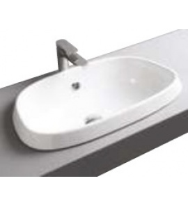 Artceram Plettro Umywalkana wpuszczana w blat 63x40 Biała PTL00401;00