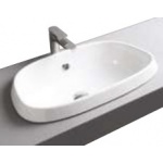 Artceram Plettro Umywalkana wpuszczana w blat 63x40 Biała PTL00401;00