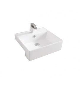 Artceram Quadro Umywalka półwpuszczana w blat 50x48 cm Biała QUL00401;00