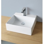 Artceram Quadro Umywalka stawiana na blat/ścienna 40x38 cm Biała QUL00501;00