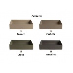 Artceram Scalino Umywalka stawiana na blat 38x38 cm Biała SCL00101;00