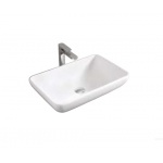 Artceram Tai Umywalka stawiana na blat 60x39 cm Biała TAL00101;00