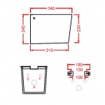 Artceram Ten Półpostument Biały TEC00401;00