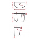 Artceram Ten Spłuczka biała 45x23 cm TEC00101;00