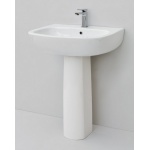 Artceram Ten Umywalka ścienna 65x51 cm Biała TEL00101;00