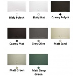 Artceram Texture Brodzik prostokątny 70x120 cm biały PDR02001;00