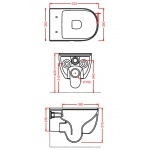 Artceram The One WC Wiszący biały 52x35 cm THV00101;00