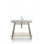 Artceram Trapezio Stolik Łazienkowy Jasny Dąb ACM012