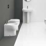 Axa Cinque Bidet stojący 35x50 cm Biały połysk 362001