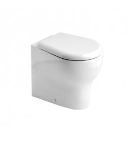 Axa Cinque Miska stojąca 35x50 cm i deska WC zwykła Biały połysk 361601+368801