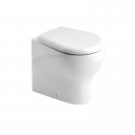 Axa Cinque Miska stojąca 35x50 cm i deska WC zwykła Biały połysk 361601+368801