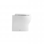 Axa Cinque Miska stojąca 35x50 cm i deska WC zwykła Biały połysk 361601+368801