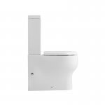 Axa Cinque Miska stojąca 35x60 cm do kompaktu i zbiornik z deską WC Biały połysk 361701+368101+368801