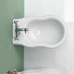 Axa Contea Bidet stojący 36x55 cm Biały połysk 0602001