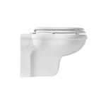 Axa Contea Miska ścienna 36x55 cm i deska WC zwykła Biały połysk 0606001+AA0601