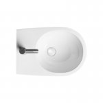 Axa DP Bidet ścienny 36x50,5 cm Biały połysk 8402001