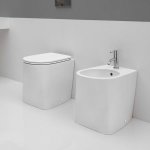 Axa DP Bidet stojący 36x50,5 cm Biały połysk 8402201