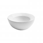 Axa DP Umywalka stawiana na blat ∅ 48 cm z korkiem Click-clack Biały połysk 8320001+AF0015