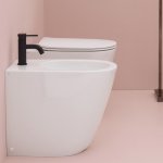 Axa EVA Bidet stojący 55x36 cm Biały połysk 8802201