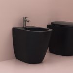 Axa EVA Bidet stojący 55x36 cm Czarny mat 8802207