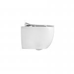 Axa Glomp Miska ścienna 37x46 cm i deska WC wolnoopadająca Biały połysk 0201201+329101
