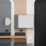 Axa Lustro ścienne 100x80 cm z półką i podświetleniem LED A330299