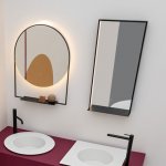 Axa Lustro ścienne 40x80 cm z półką i podświetleniem LED A330278