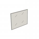 Axa Lustro ścienne 100x65 cm Czarny A330297