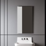 Axa Lustro ścienne 100x65 cm Czarny A330297