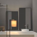 Axa Lustro ścienne 100x65 cm Czarny A330297