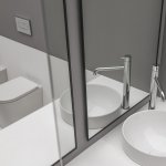 Axa Lustro ścienne 100x65 cm Czarny A330297