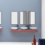 Axa Lustro ścienne 100x65 cm Czarny A330297