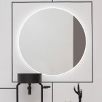 Axa Lustro ścienne ∅ 120 cm z oświetleniem LED A330283