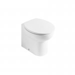 Axa Prime Miska stojąca 36,5x51 cm i deska WC wolnoopadająca Biały połysk 441601+448801