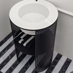 Axa SKYLAND Konstrukcja pod umywalkę Czarny mat S3201407