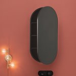 Axa Szafka ścienna 40x80 cm Czarny mat 50040007